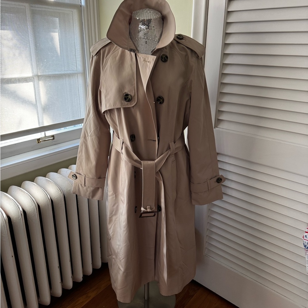 London Fog Tan Trench Coat British Khaki